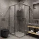 Душевой уголок Timo T36 90x90 см никель