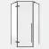 Душевой уголок Timo T70 90x90 см чёрный