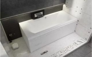 Акриловая ванна Riho Lima B051001005 170х75см сифон расположен справа белый