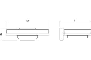 Мыльница Aquatek Либра AQ4303MB черный