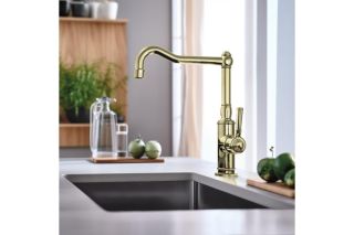 Смеситель для кухни Aquatek Классик AQ1580PG золото