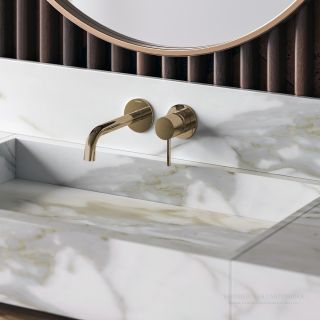 Встраиваемый смеситель для раковины Bossini Teo Z00730.022 античная бронза