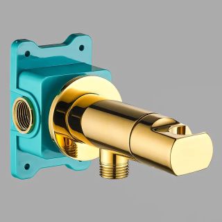 Гигиенический душ со смесителем ALMAes Agata AL-877-08 золото