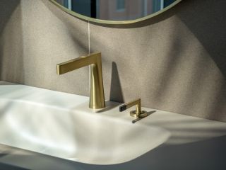 Смеситель для раковины Boheme  Duo Boheme 2х-позиционный MATT GOLD матовое золото