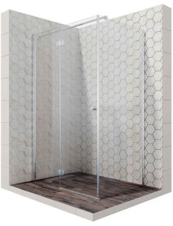 Душевой уголок Ambassador Diamond 12011107L 120x80см левый хром/прозрачное