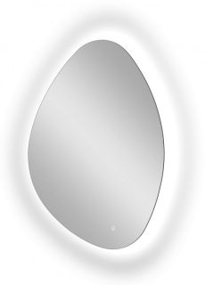 Зеркало с подсветкой Continent Alma ЗЛП613 с сенсорным выключателем 70см