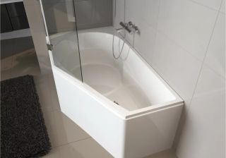 Акриловая ванна Riho Yukon B008001005 R 160х90см белый