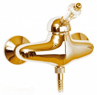 Однорычажный смеситель для душа, золото Cezares VINTAGE-DM-03/24-Sw