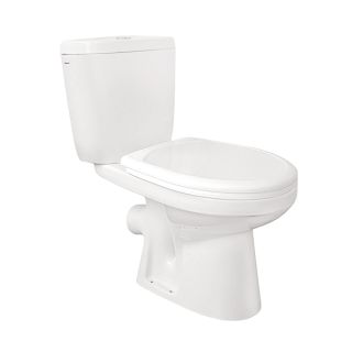 Унитаз напольный Santek Анимо с сиденьем полипропилен, гориз. выпуск 1WH110035