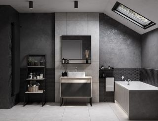 Зеркало Акватон Лофт Урбан 80см дуб орегон 1A247902LQX50