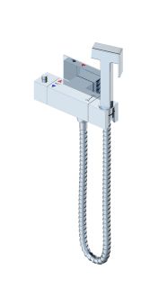 Гигиенический душ со смесителем Wonzon & Woghand WW-88819903-CR с термостатом хром