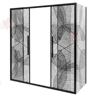 Душевой уголок AvaCan FB2 170-190 + SB90 чёрный