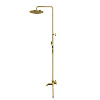 Душевая стойка термостатическая WHITECROSS Y Y1234TOPGL золото