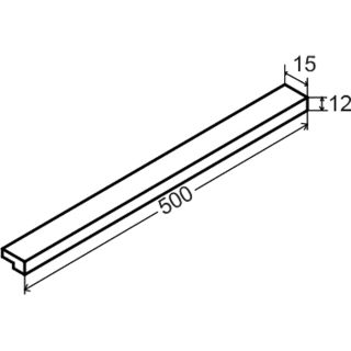 Декоративная ручка для мебели Armadi Art Luce хром 826-CR
