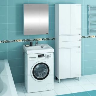 Раковина над стиральной машиной СанТа Луна 900103 60см белый