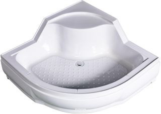 Поддон душевой RIVER полукруг 90*90*40