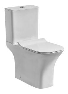 Унитаз-компакт Orange C02-000W безободковый, сиденье с микролифтом