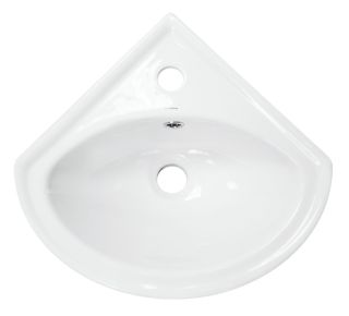 Раковина угловая Sanita Веер 44см белый