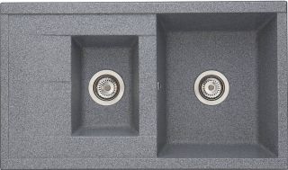 Мойка кухонная Акватон ДЕЛИЯ 87 серый