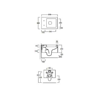 Унитаз Simas Frozen FZ18bi подвесной без сиденья