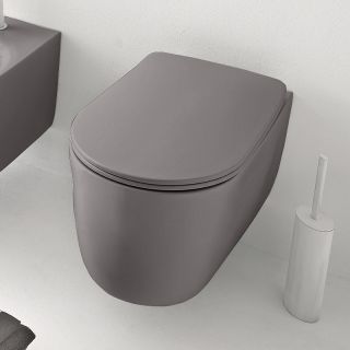 Унитаз Kerasan Nolita 531489 подвесной Ferro matt без сиденья