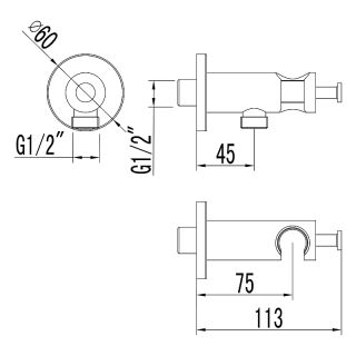 Шланговое подключение Lemark LM1185C
