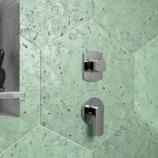 Встраиваемый дивертор Paini Ovo 86CR471 на три выхода хром