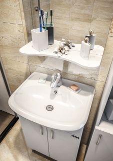 Тумба под раковину СанТа Сити 201068 50см белый