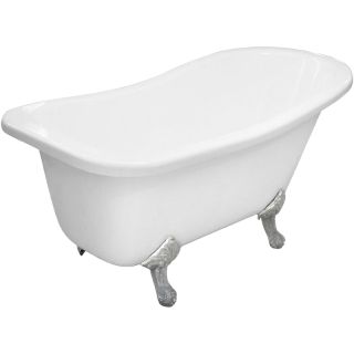 Ванна из литьевого мрамора Эстет Carskaya silk ФР-00014393 170x73см белый матовый