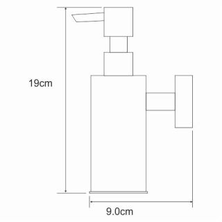 WasserKRAFT Дозатор для жидкого мыла K-1399B