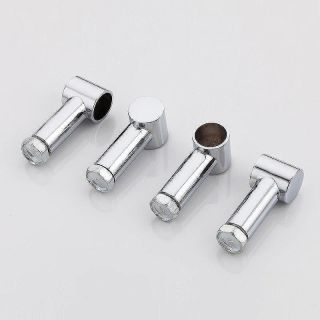 Стеклянная полка Frap F1907-2 хром