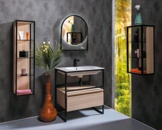 Ящик под консоль Armadi Art Loft 80см светлое дерево 894-080-L