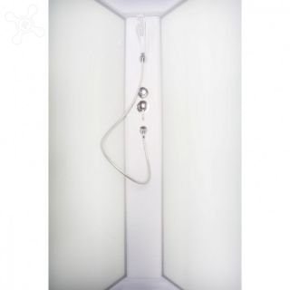 Душевая кабина Deto L 980 с гидромассажем  80х80х215 см