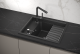 Мойка кухонная Granula Kitchen Space 6004, ЧЁРНЫЙ