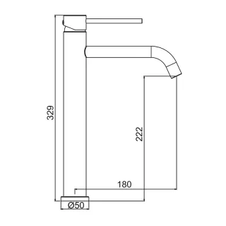 Смеситель для раковины Frap F10807-2 Сатин