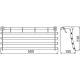 Полка для полотенец  Frap F806 хром