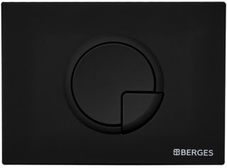 Инсталляция для унитаза Berges Novum R5 с кнопкой soft touch чёрный 040225
