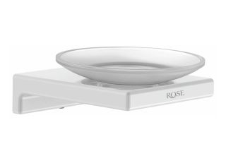 Мыльница Rose RG1803C белый