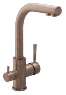 Смеситель для кухни Swedbe Selene Plus 8147 с каналом для подключения фильтра бронза