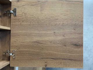 Тумба Runo Парма 60 под умывальник Гамма 120 лайт левое/правое крыло + кронштейн (00-00004160)