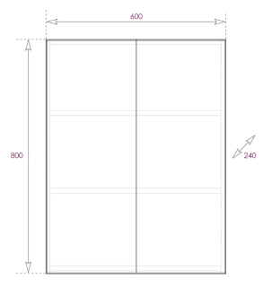 Шкаф подвесной Onika Маркус 306010 60см белый