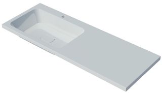 Раковина над стиральной машиной Madera Kamilla левая 130см белый 4627173210591