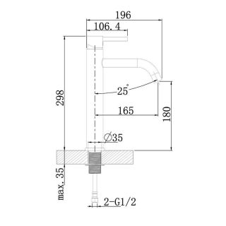 Смеситель для раковины Agger Zest A0712144