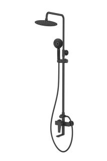 Agger Brilliant A0393344 Душевая система со смесителем, черный