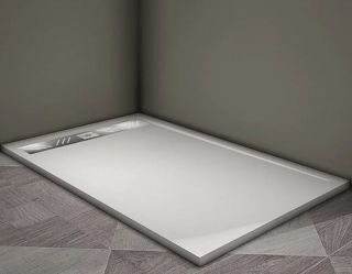 Душевой поддон из искусственного камня Veconi Tezeo 140x90 TZ07-14090PR-01-19C3 Белый