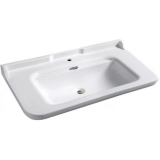 Раковина Kerasan Waldorf  4144K1bi/cr*1 Белая 120 см