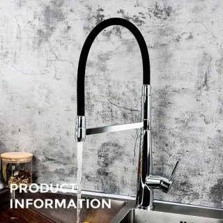 Смеситель для кухни Gappo G4398-15 с гибким изливом хром