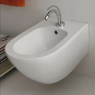 Биде подвесное Kerasan Aquatech 372401*1 Белое