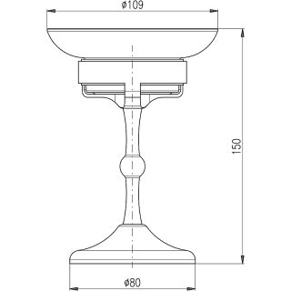 Мыльница Rav Slezak Morava MKA0301SM Бронза