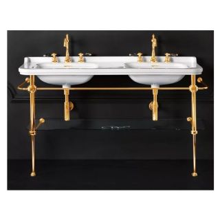 Консоль для раковины Kerasan Waldorf 9195K2oro золото